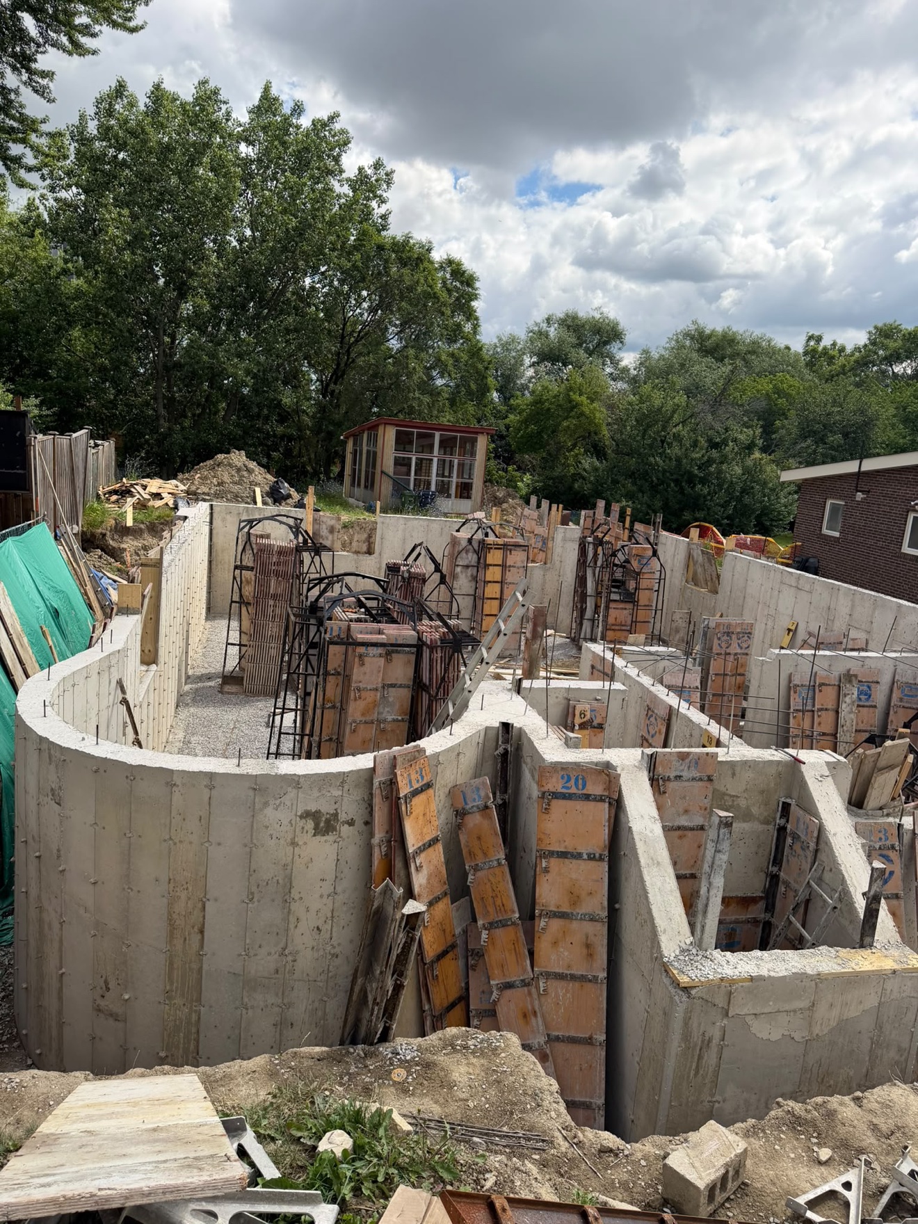 Foundation forms and footings for a GTA home — Rouge Home Development Inc.